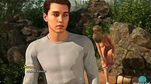 Dreamland 26! Two hotties showering in nature with horny vibes