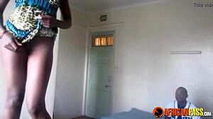 watch this skinny african get bent over and fucked in her sex tape?