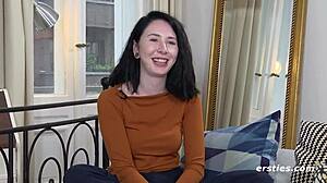 Joana's Intense First Time On Camera With Tight Pussy Fingering Leading To Orgasm