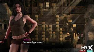 Madeleine's nude profile in the anime series Treasure of Nadia