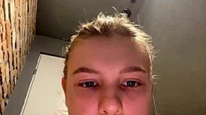 Young Outdoor Anal Fuck with Monster Cock and Shaved Pussy