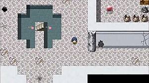 ciella and luciella feeling intense emotions under the counter in hentai