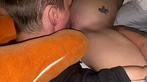 Hot shy girl bent over in doggystyle, played with toys for two hours, denied orgasm just before cumming