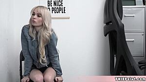 Cute Lilly Bell Caught Shoplifting And Punished Hard