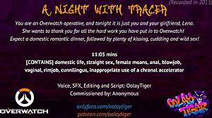 Tracer's erotic audio play: a night of pleasure
