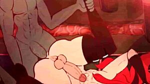 hey, check out this wild demon fuck with devil lynn and d golem animation!