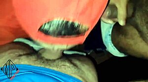 Voyeur Watches Rough Blowjob On Huge Cock