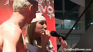 Stripper Nurse Sucks Huge Cock In Hospital