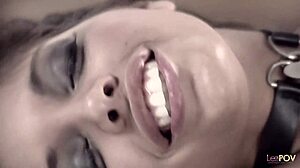 Artistic Brunette Lesbians FUCK In Black And White!