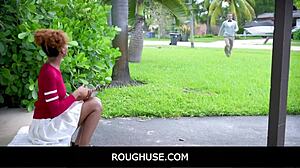 roughuse freeuse black teen stepsister with james cameron and nicky rebel