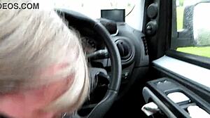 Excited Housewife Enjoys Intense Public Car Sex at Camping Site