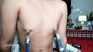 Bold Young Exotic Spanish Man Sucks Nipples Intensely