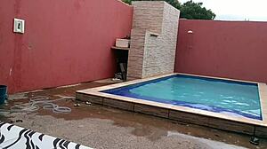 a solo boy explores his interests in underwear and socks