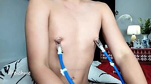 Bold Young Exotic Spanish Man Sucks Nipples Intensely