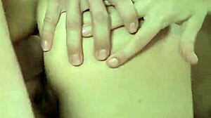 Enchanting petite teen gets her narrow cunt and tiny anus plowed