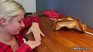 Slutty sweetie's extreme anal training in asylum