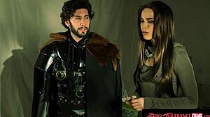 Cosplay MILF goes deepthroat in hot blowjob scene