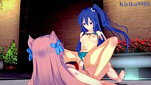 Watch Tsubasa and Maria in Intense Futanari Sex!