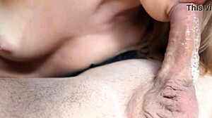 Teen receives semen in mouth