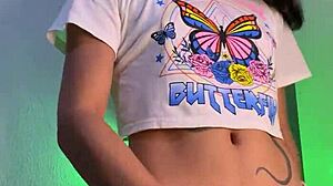 Hey guys, do ya like my teasing from front or back? I’ll still give ya a strong cumshot either way!