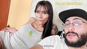 Newcomer Craves Huge Cock In Tight Pussy