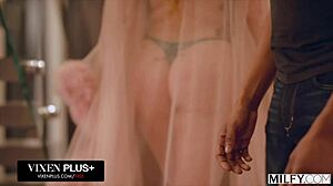 Anal-obsessed housewife Lauren craves BBC. She bends for intense rimjob action.