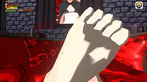 Femdom Vampire Pisses in Whirlpool POV