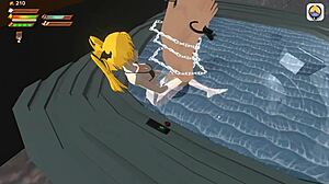 Femdom Vampire Pisses in Whirlpool POV