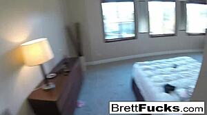 i’m just obsessed with busty brett rossi teasing sexy in her motel room.