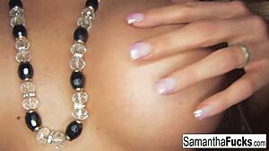 Samantha's Nude Teasing with Pussy and Ass