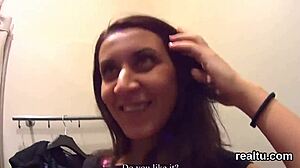 stellar czech nympho gets seduced in the supermarket and penetrated in pov 😍