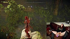 i'm a redhead gamer slut who forgot the cam was on while masturbating with huge socks