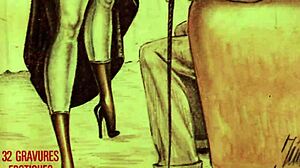 vintage erotic comic drawings from antique collection