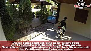 blonde vacationer gets fucked by german user at pool during holiday