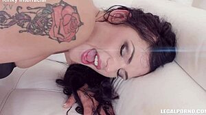 Melisa Cox ENJOYS BLACK COCKS ROUGHLY