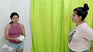 horny milf licks teen stepdaughter's pussy taboo