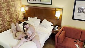 Sucking Hot BBW's Massive Natural Tits