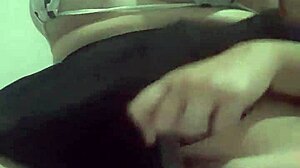 putinha starts her solo masturbation session, teasing her perky pussy and big ass with natural tits on display