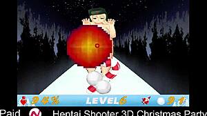 3D animated Christmas party with big-boobed monsters and uncensored action