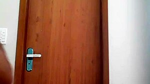 A beautiful girl gives a sensual hand job to a lucky man