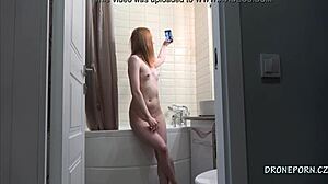 Gorgeous Redhead Anabelle - Spy Cam