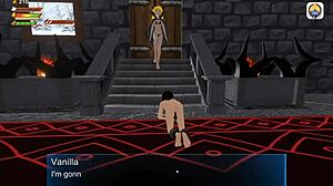 Femdom Vampire Pisses in Whirlpool POV