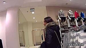 stellar czech nympho gets seduced in the supermarket and penetrated in pov 😍