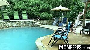 The gay officer tricks and punishes the twink suspect with a thorough stripsearch