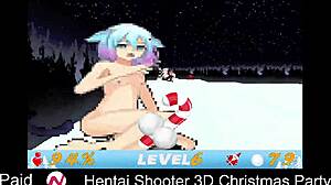 want to join the hentai shooter 3d christmas party with big tits?