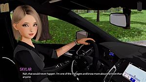 ripples 40 features big tits and cumshot in 3d anime game.