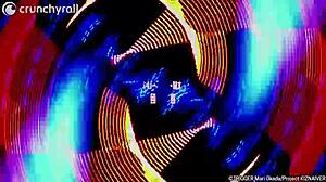 Chica Dresses as Miku in Anime Cosplay Hentai Scene