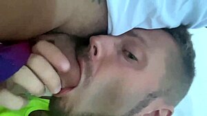 Public gay beach blowjob scene