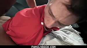Blowjob and cock worship from a hot black coach
