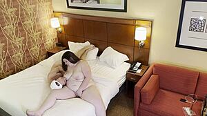 Sucking Hot BBW's Massive Natural Tits